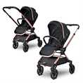 Baby Stroller REYA 2in1 with reversible handle Black JASPER